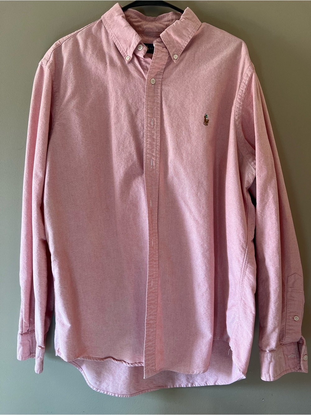 Ralph Lauren Pink Button-Down Oxford Shirt